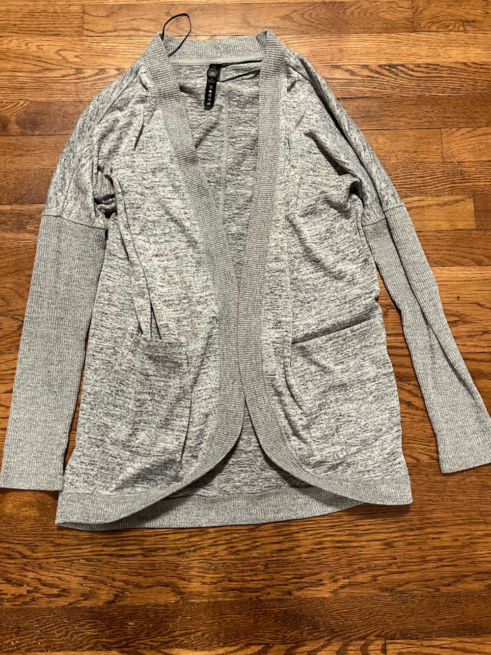 Goodfellow & Co Heather Gray Open-Front Knit Cardigan